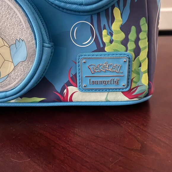 Loungefly Blue Water Type Pokemon Squirtle Mini Backpack - Picture 4 of 10